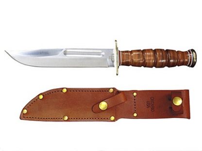 Ontario Knife P4 - U.S.M.C. Marine Knife with Scabbard (wrwmar0004)
