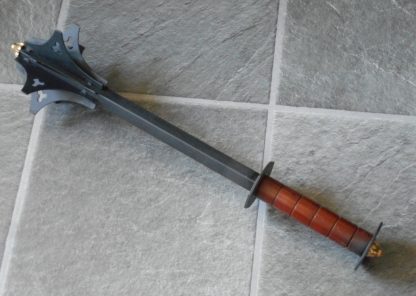 Mace / strijdknots met 8 flensen en doublé eind stukken (ca 1490 AD) - Afbeelding 9