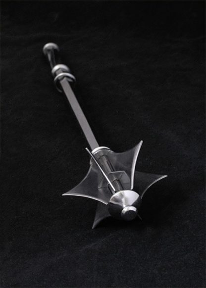 flanged battle mace - mace – mallet - strijdknots met 6 scherpe flensen - Afbeelding 11