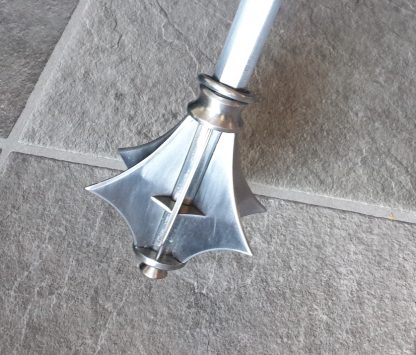 flanged battle mace - mace – mallet - strijdknots met 6 scherpe flensen - Afbeelding 10