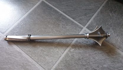 flanged battle mace - mace – mallet - strijdknots met 6 scherpe flensen - Afbeelding 7