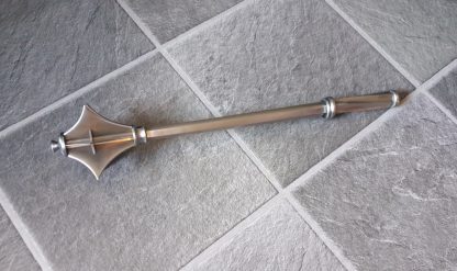 flanged battle mace - mace – mallet - strijdknots met 6 scherpe flensen - Afbeelding 4