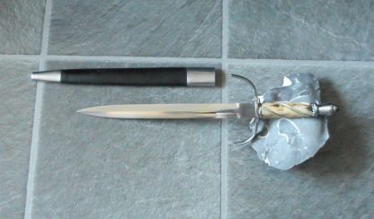left hand dagger – parring dagger - Main Gauche - Ring Hilt - Deschaux Dagger.  bone grip Circa 1590 by Windlass (wrwmar0089) - Afbeelding 17