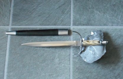 left hand dagger – parring dagger - Main Gauche - Ring Hilt - Deschaux Dagger.  bone grip Circa 1590 by Windlass (wrwmar0089) - Afbeelding 15