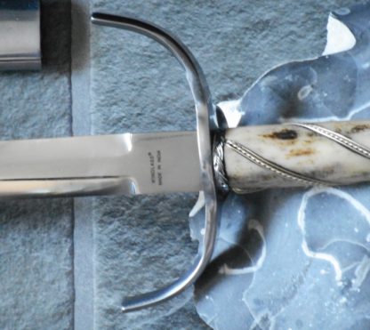 left hand dagger – parring dagger - Main Gauche - Ring Hilt - Deschaux Dagger.  bone grip Circa 1590 by Windlass (wrwmar0089) - Afbeelding 12