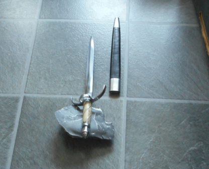 left hand dagger – parring dagger - Main Gauche - Ring Hilt - Deschaux Dagger.  bone grip Circa 1590 by Windlass (wrwmar0089) - Afbeelding 11