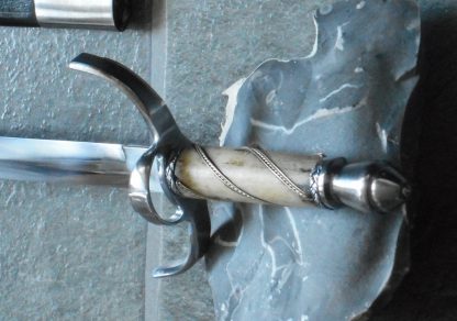left hand dagger – parring dagger - Main Gauche - Ring Hilt - Deschaux Dagger.  bone grip Circa 1590 by Windlass (wrwmar0089) - Afbeelding 9