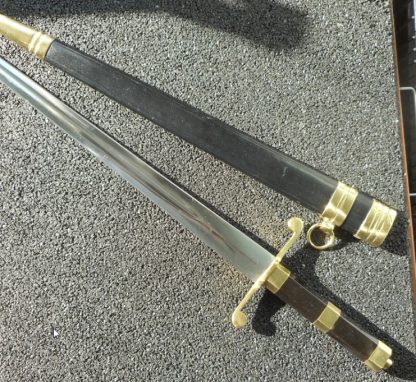 British Naval Dirk with Polished Horn Handle COLD STEEL 88ND-2007 of Universal Swords (wrwmar0105) - Afbeelding 2